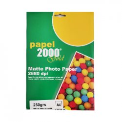 Papel 250gr InkJet 2000 A4 Foto Matte - 20 Folhas 181Z17989