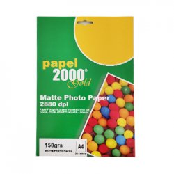 Papel 150gr InkJet 2000 A4 Foto Matte - 20 Folhas 181Z17992