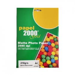 Papel 210gr Fotografico Matte A4 p/ InkJet 20fls 181Z17993