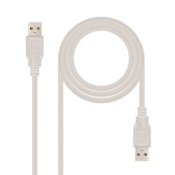 Cabo USB-A 2.0 Macho / Macho 1m NAN10.01.0302