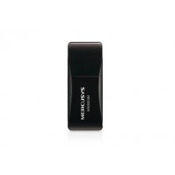 Adaptador MERCUSYS 300Mbps Wireless N Mini USB, Mini Size, 2T2R, 2.4GHz, 802.11b/g/n, USB 2.0 MW300UM