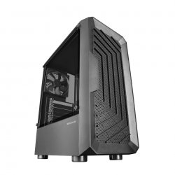 Caixa MARS GAMING MC-2000, ATX CASE, SIDE WINDOW, FRONTAL MESH, 120MM FAN, BLACK MC2000