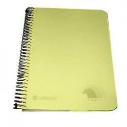 Caderno Espiral A5 Quadriculado Tsunami Amarelo 160Fls 1un 10829570