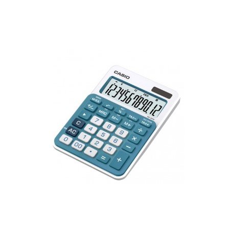 Calculadora Secretária Casio MS20UCBU Azul 12 Dígitos CAS-MS20UCBU