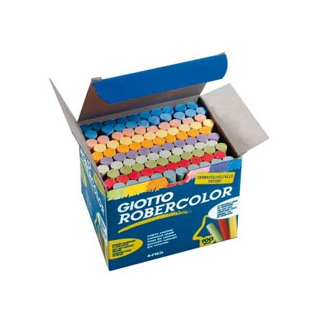 Giz Cores Sortidas Giotto Robercolor Cx 100un 160539000