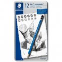 Lápis Grafite 100 G12 STAEDTLER Mars Lumograph Cx Metal 12un 1361201