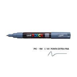 Marcador Uniball Posca PC-1M 0,7mm Cinza Slate (61) 1un 1293155/UN