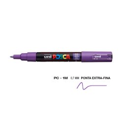 Marcador Uniball Posca PC-1M 0,7mm Violeta (12) 1un 1293156/UN