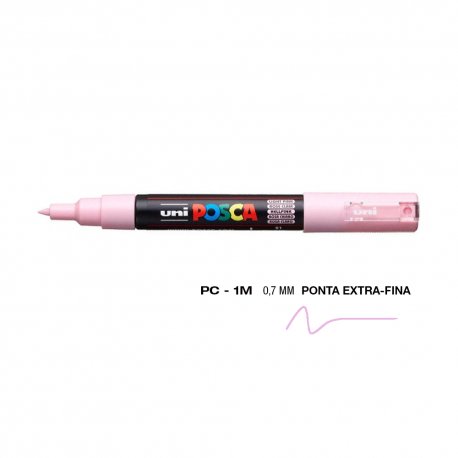 Marcador Uniball Posca PC-1M 0,7mm Rosa Claro (51) 1un 1293158/UN