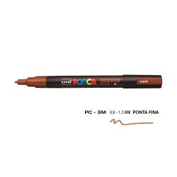 Marcador Uniball Posca PC-3M 0,9mm Bronze (42) 1un 1293194/UN