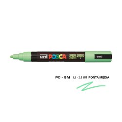 Marcador Uniball Posca PC-5M 1,8mm Verde Claro (5) 1un 1293113/UN