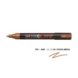 Marcador Uniball Posca PC-5M 1,8mm Bronze (42) 1un 1293118/UN