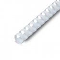 Argolas PVC Encadernar 16mm Branco 130 Folhas 10971 100un 1713015