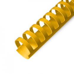 Argolas PVC Encadernar 25mm Amarelo 240 Folhas 50un 171Z16078