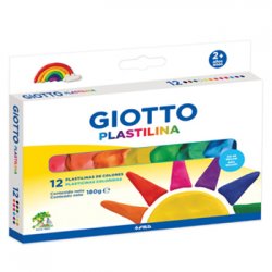 Plasticina 12 Cores Giotto 12x15gr 160500500