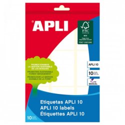 Etiquetas 034x053mm 10Fls A5 Apli 90un APL1650