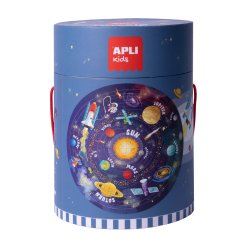 Jogo Educativo Puzzle Apli Sistema Solar 48 Peças APL18200