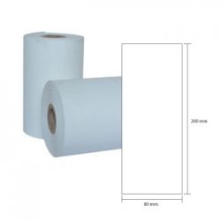 Rolo Papel Térmico 080x200x40mm 58g 1un 1211039