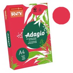 Papel Fotocopia Vermelho Intenso Adagio(cd22) A4 80gr 1x500F 1801080