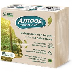 Guardanapos 33x33 2Fls Cru Amoos Naturally Soft 50un 6511065