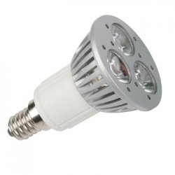 Lâmpada LED E14 3x1W Branco Neutro (3900-4500K) 230V VELLAMPL31E14NW