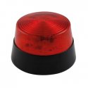 Luz Flashing LED para Sinalização 12VDC ø77mm Vermelha VELHAA40RN