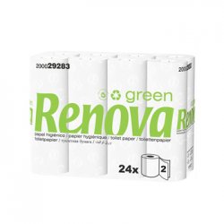 Papel Higiénico Doméstico 16,5mts 2Fls RenovaGreen 24 Rolos 65029283