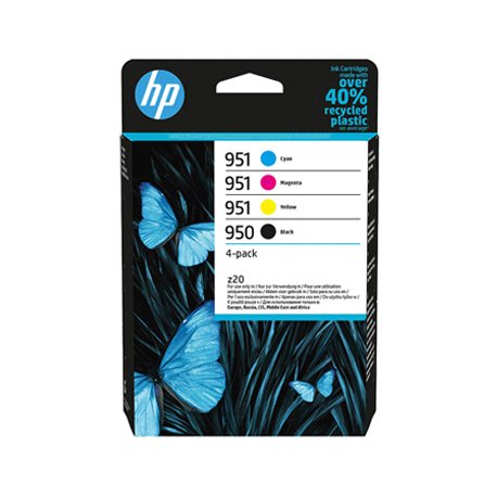 Pack Tinteiros HP 950/951 4 Cores 6ZC65A 24ml/8ml HP6ZC65A