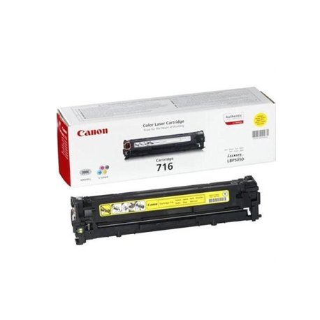 Toner Canon 716 Amarelo 1977B002 1500 Pág. CANCRG716Y