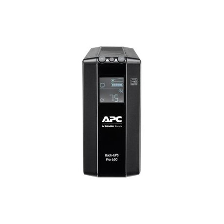 APC Back-UPS Pro BR650MI - UPS - AC 230 V - 390 Watt - 650 VA - USB - conectores de saída: 6 - preto BR650MI