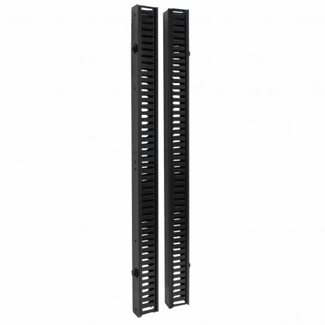 Tripp Lite Rack Enclosure Cabinet 6ft VRT Cable Manager Dbl Finger Duct - Canal de gestão de cabos da prateleira com tampa SRCA