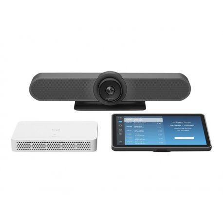 Logitech - Conjunto para vídeo conferência (Logitech Rally Bar, Logitech Tap IP) - RingCentral Certified, Certificado para Tenc