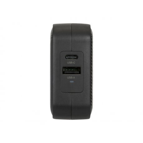 Targus - Adaptador de alimentação - GaN - 65 Watt - PD - 2 conectores de saída (24 pin USB-C, USB Tipo A) - preto APA803GL