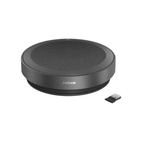 Jabra Speak2 75 UC - Altifalante mãos livres - bluetooth - sem fios, com cabo - USB-A, USB-C - cinza escuro - Certificado para 