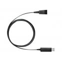 Jabra LINK 230 - Adaptador de auricular - USB macho para Quick Disconnect 230-09