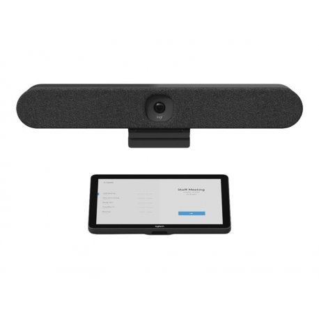 Logitech Tap IP Appliance Room Solutions Huddle + Small Rooms - Conjunto para vídeo conferência (Logitech Rally Bar Huddle, Log