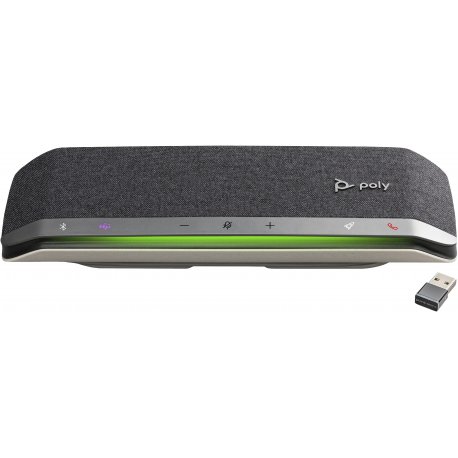 Poly Sync 40+M - Alta-voz inteligente - bluetooth - sem fios, com cabo - USB - Certificado para Microsoft Teams 77P36AA