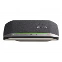 Poly Sync 20+ - Alta-voz inteligente - bluetooth - com cabo, sem fios - USB-A - prata, preto - Certificado para Microsoft Teams