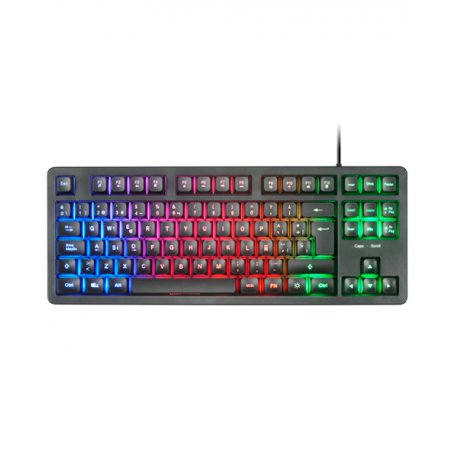 Teclado MARS GAMING MK023, TKL H-MECH RED, FRGB LIGHTING, BLACK, PORTUGUESE MK023PT