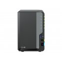 Synology Disk Station DS224+ - Servidor NAS - RAID (expansão de disco rígido) RAID 0, 1, JBOD - RAM 2 GB - Gigabit Ethernet - i