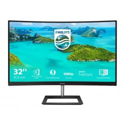 Philips E-line 322E1C - Monitor LED - curvo - 32" (31.5" visível) - 1920 x 1080 Full HD (1080p) @ 75 Hz - VA - 250 cd/m² - 3000