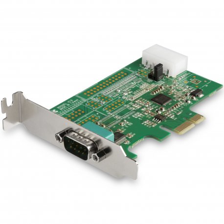 StarTech.com 1-port PCI Express RS232 Serial Adapter Card, PCIe RS232 Serial Host Controller Card, PCIe to Serial DB9 COM Port,