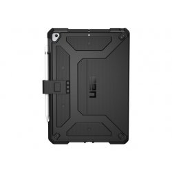 UAG Case for iPad 10.2-in (9/8/7 Gen, 2021/2020/2019) - Metropolis Black - Tampa posterior para tablet - poliuretano, poliureta