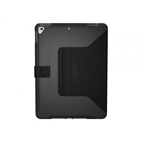 UAG Case for iPad 10.2-in (9/8/7 Gen, 2021/2020/2019) - Scout w/ Folio Black - Capa flip cover para tablet - 10.2" - para Apple