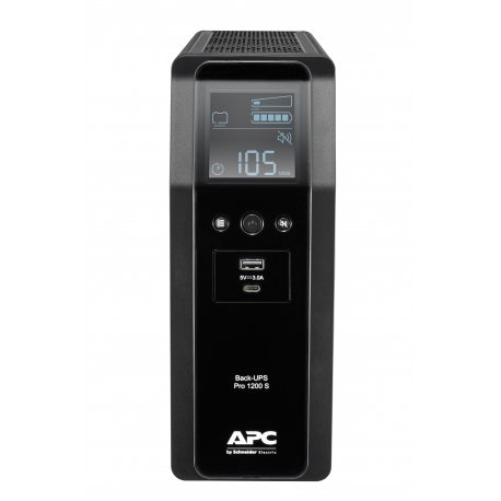 APC Back-UPS Pro BR1200SI - UPS - AC 220-240 V - 720 Watt - 1200 VA - USB - conectores de saída: 8 - preto BR1200SI