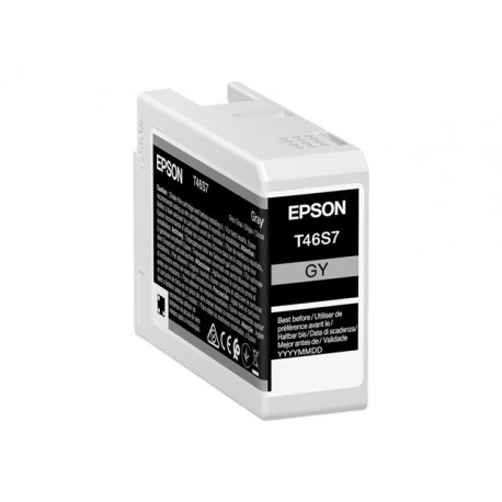 Epson T46S7 - 25 ml - cinza - original - tinteiro - para SureColor P706, SC-P700, SC-P700 Mirage Bundling C13T46S700