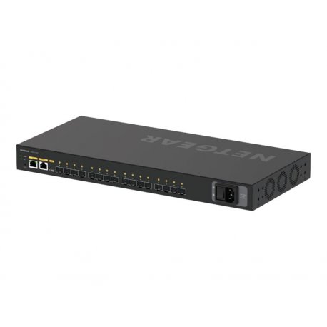 NETGEAR AV Line M4250-16XF - Interruptor - L3 - Administrado - 16 x 10 Gigabit SFP+ - fluxo de ar lado para lado - montável em 