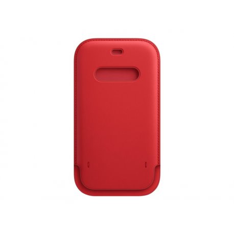 Apple - (PRODUCT) RED - capa protectora para telemóvel - com MagSafe - couro - vermelho - para iPhone 12, 12 Pro MHYE3ZM/A