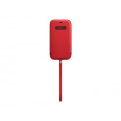 Apple - (PRODUCT) RED - capa protectora para telemóvel - com MagSafe - couro - vermelho - para iPhone 12 Pro Max MHYJ3ZM/A