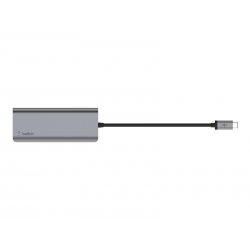 Belkin CONNECT USB-C 6-in-1 Multiport Adapter - Estação de engate - USB-C - HDMI - 1GbE AVC008BTSGY